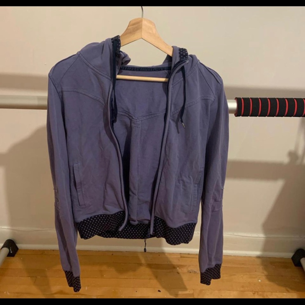 Purple lululemon zip up